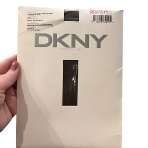 DKNY Women's Control Top Light Opaque Microfiber Chocolate Tall‎ Style 00N38 NEW